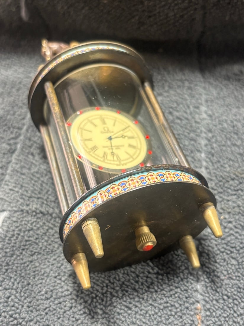Cloisonne clock - 4