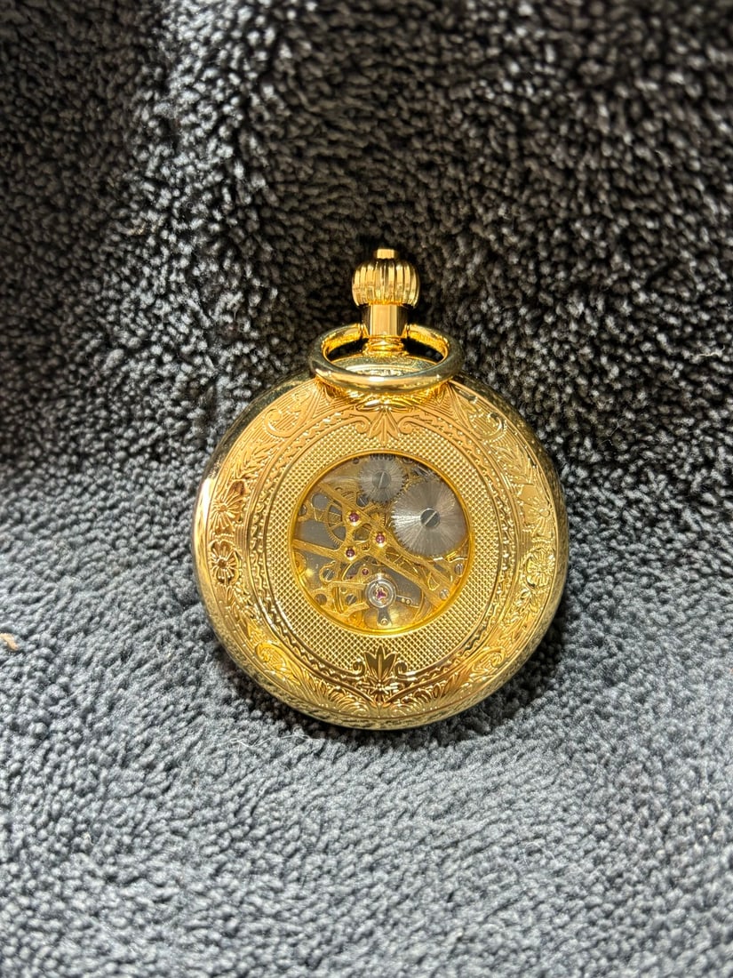 Gilded pocket watch - 2