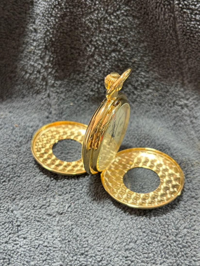 Gilded pocket watch - 3