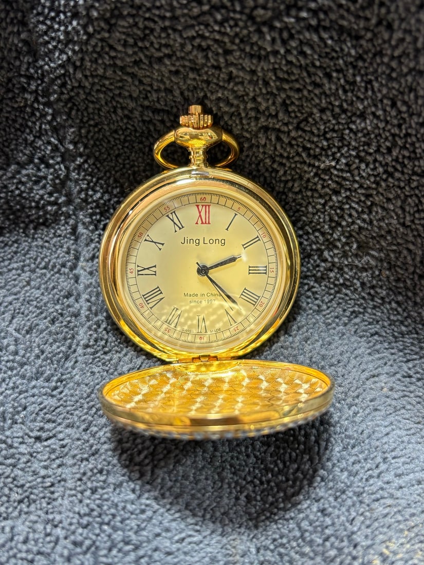 Gilded pocket watch - 3