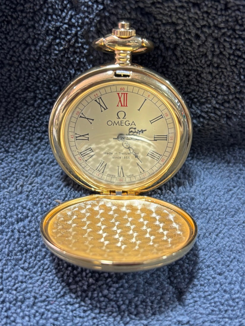 Gilded pocket watch - 3
