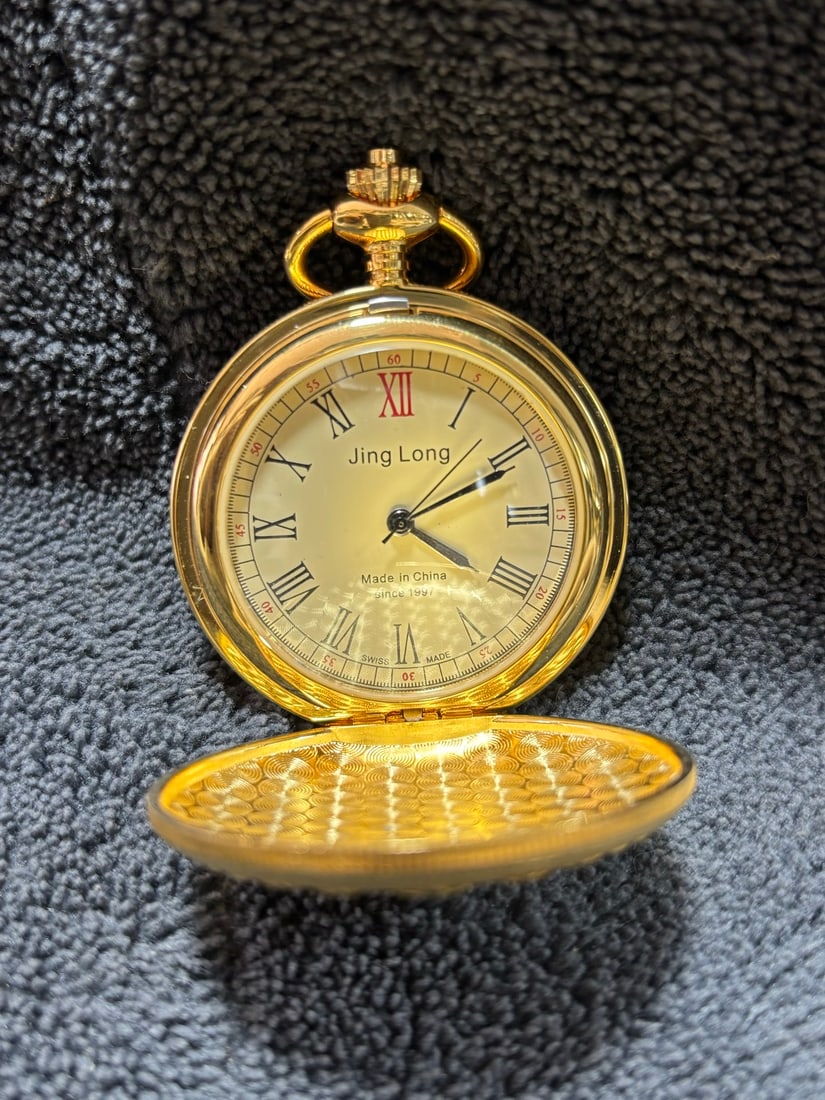 Gilded pocket watch - 3