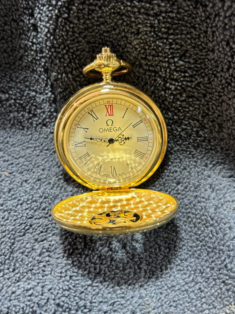 Gilded pocket watch - 3