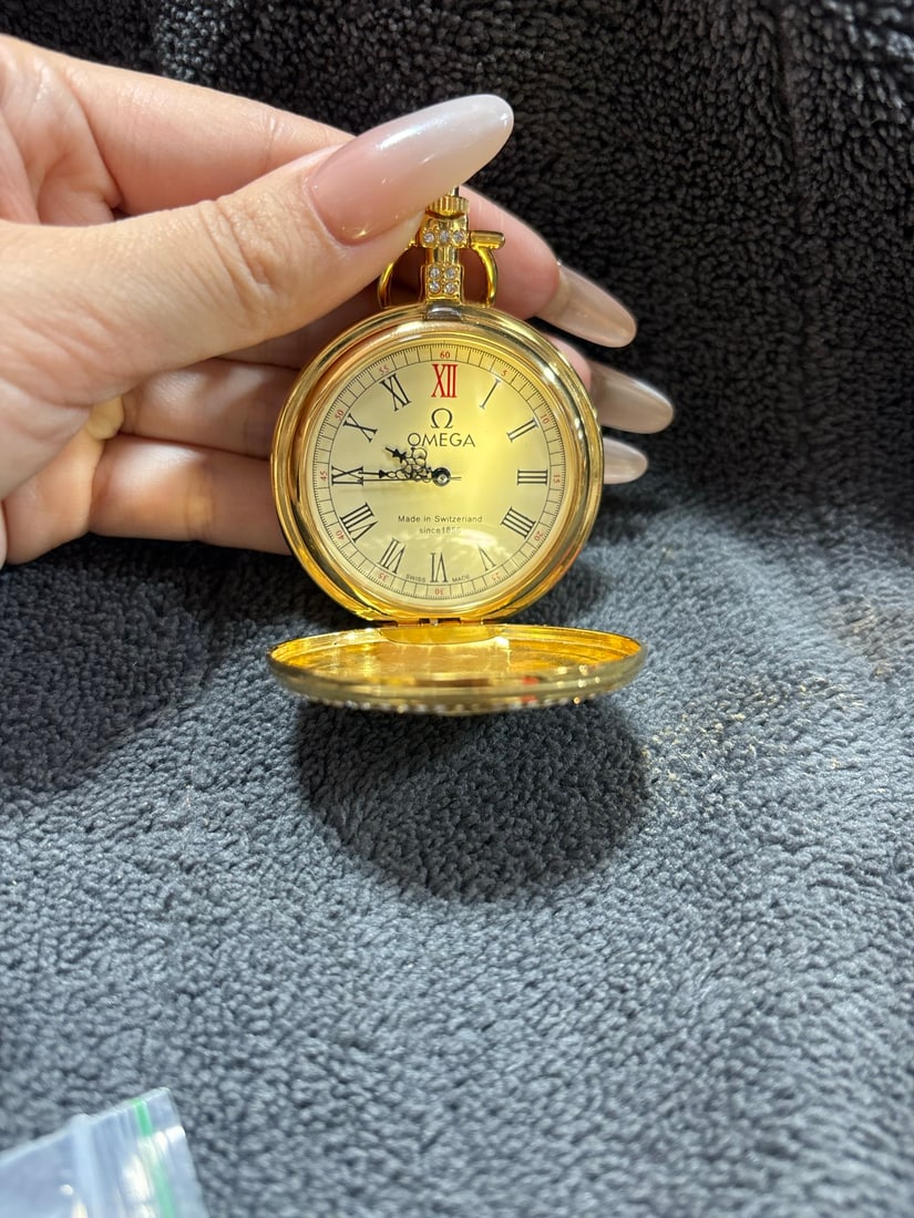 Gilded pocket watch - 3
