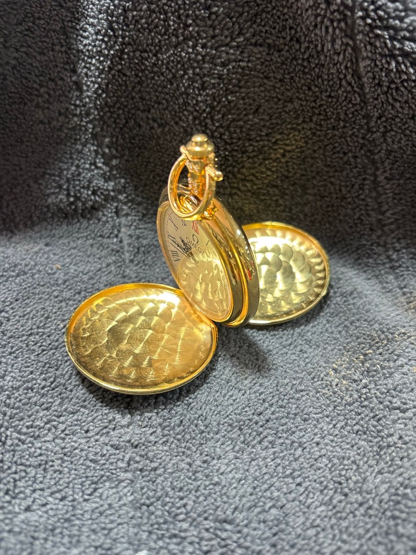 Gilded pocket watch - 5