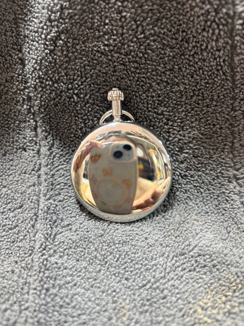 Silver-plated pocket watch - 2