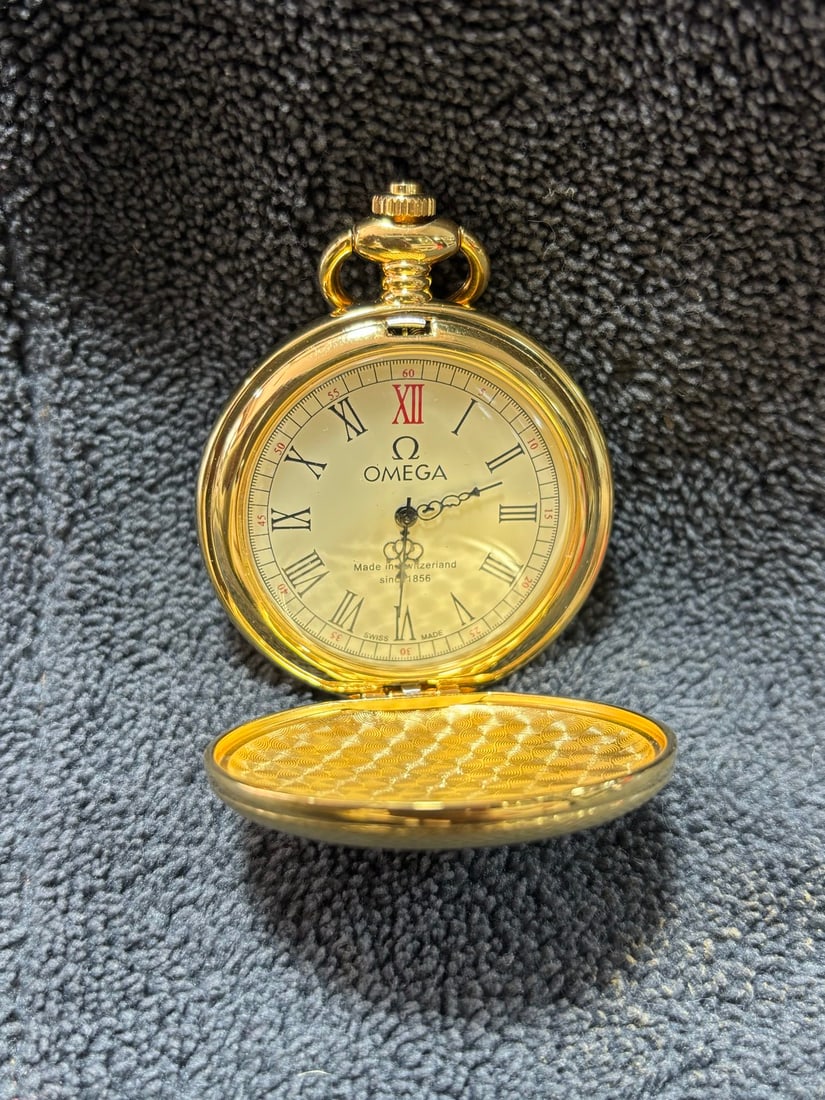 Gilded pocket watch - 3