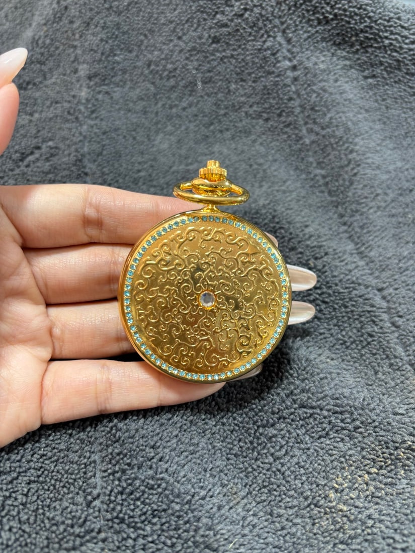 Gilded pocket watch - 2