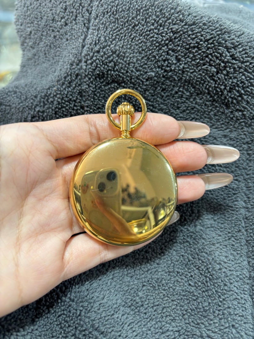 Gilded pocket watch - 3