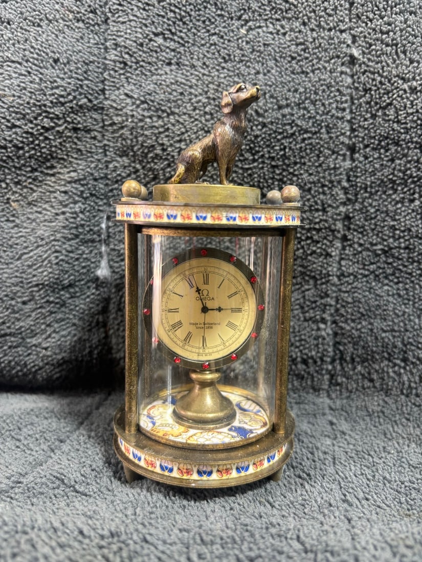 Cloisonne Zodiac Clocks: Cloisonne zodiac clocks. Thank you for viewing our auction and we look forward to serving you as a valued customer! Provenance:Private collection from a professor in University of Oxford. Our