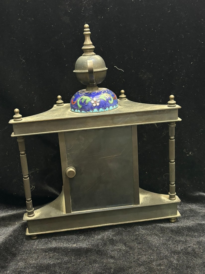 Cloisonne clock - 2