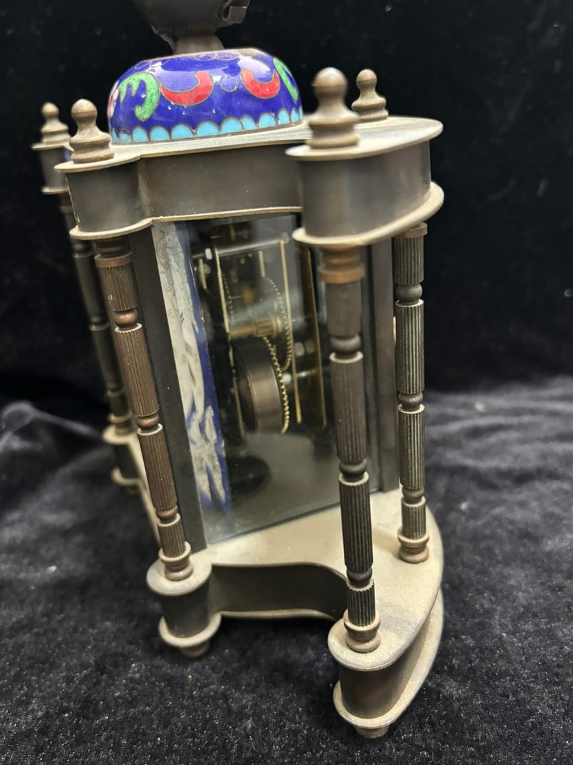 Cloisonne clock - 4