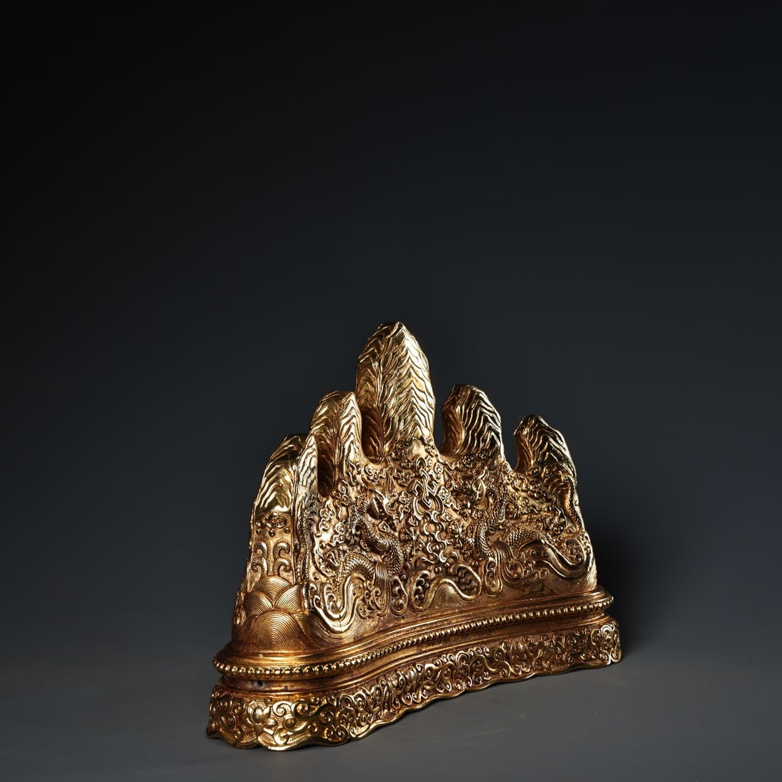 Gilded pen holder - 3