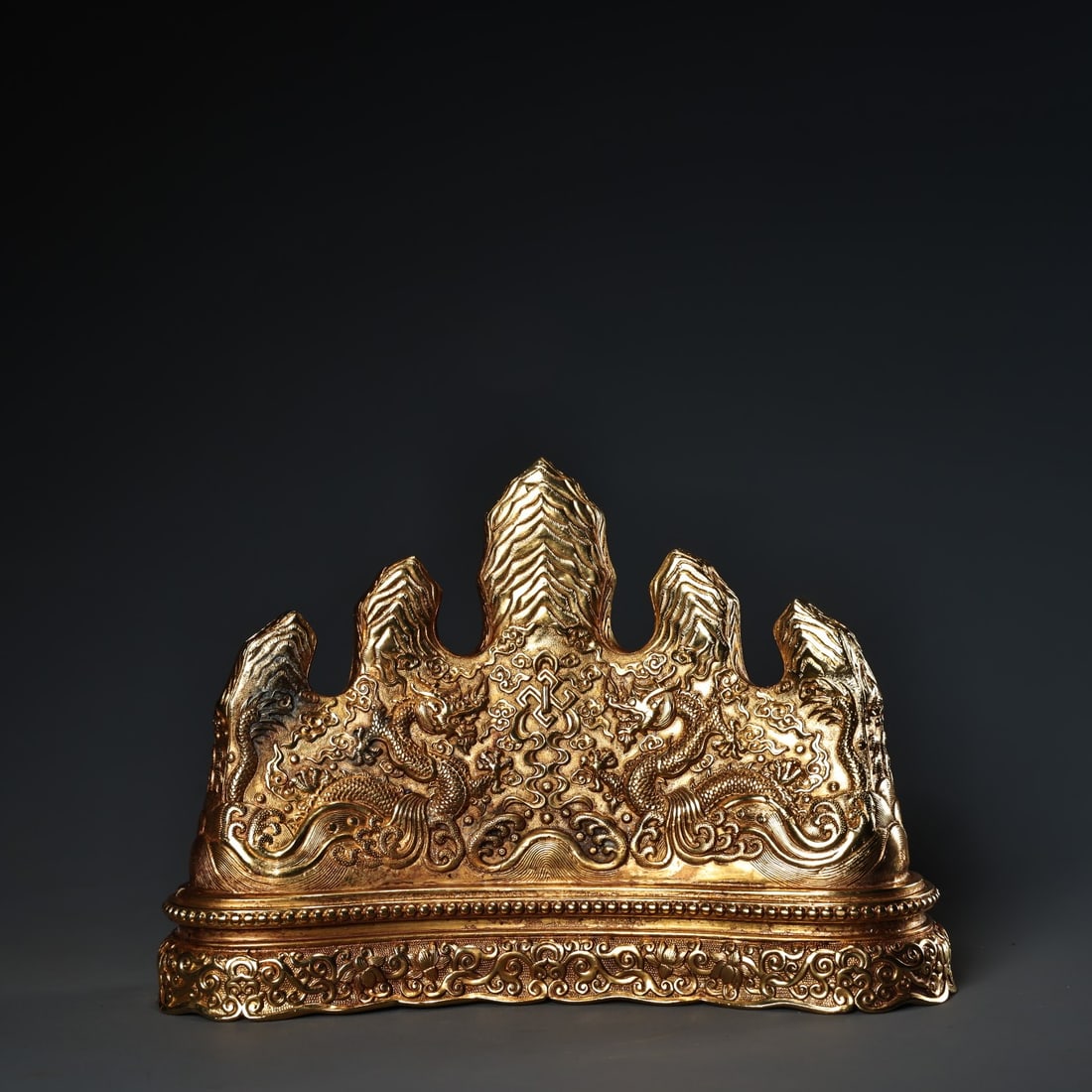 Gilded pen holder - 4