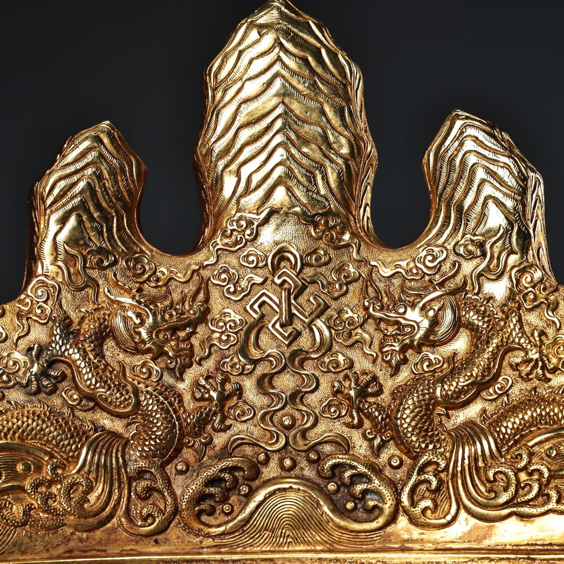 Gilded pen holder - 8