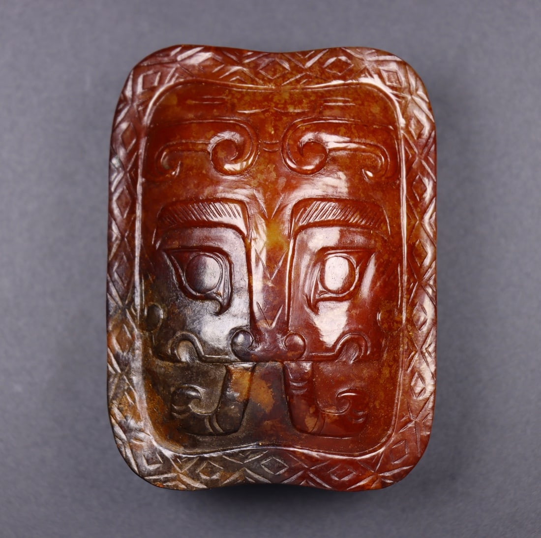 Exquisite antique Hetian jade tortoise shell - 2