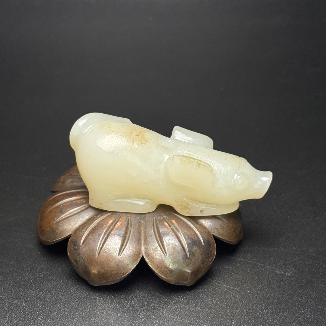 Exquisite Hetian Jade Pig - 2