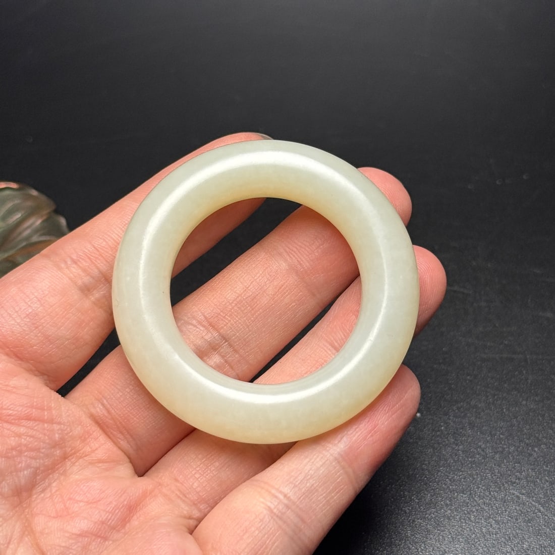 Exquisite Hetian jade kasaya ring - 8