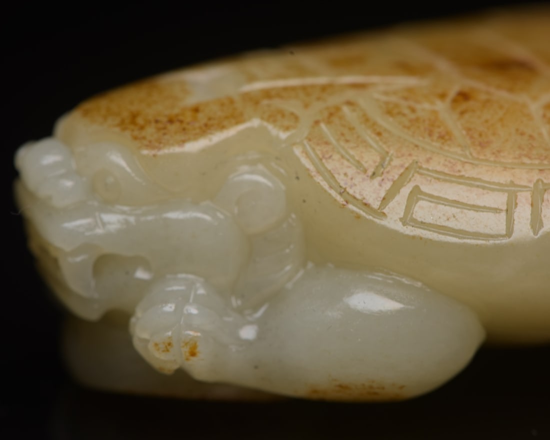 Hetian Jade Dragon Turtle - 7
