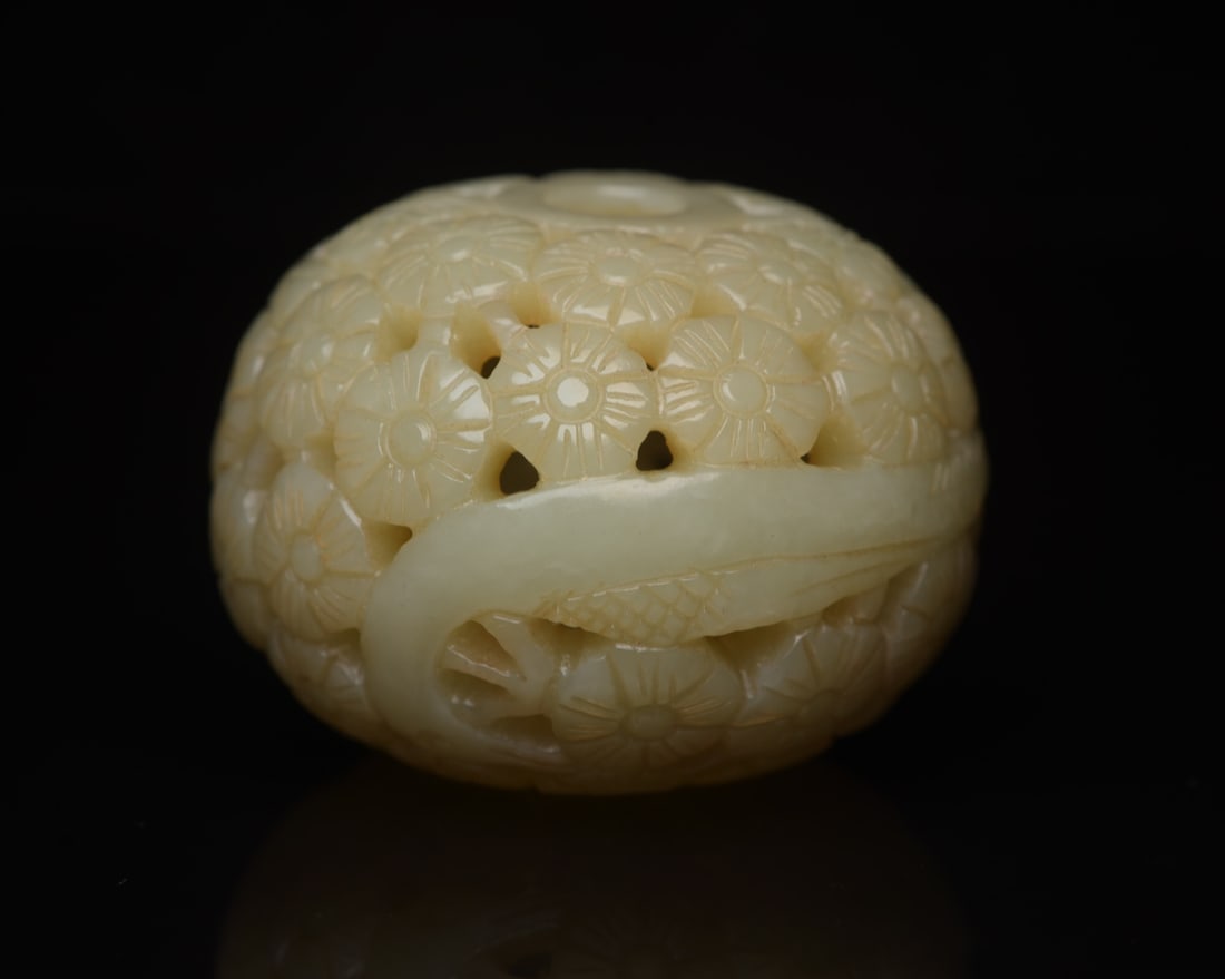 Hotan jade ball - 3
