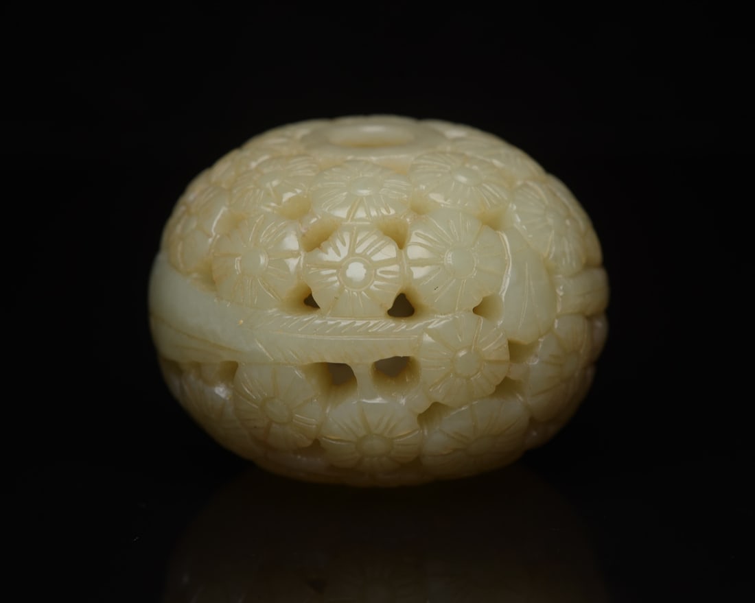 Hotan jade ball - 4