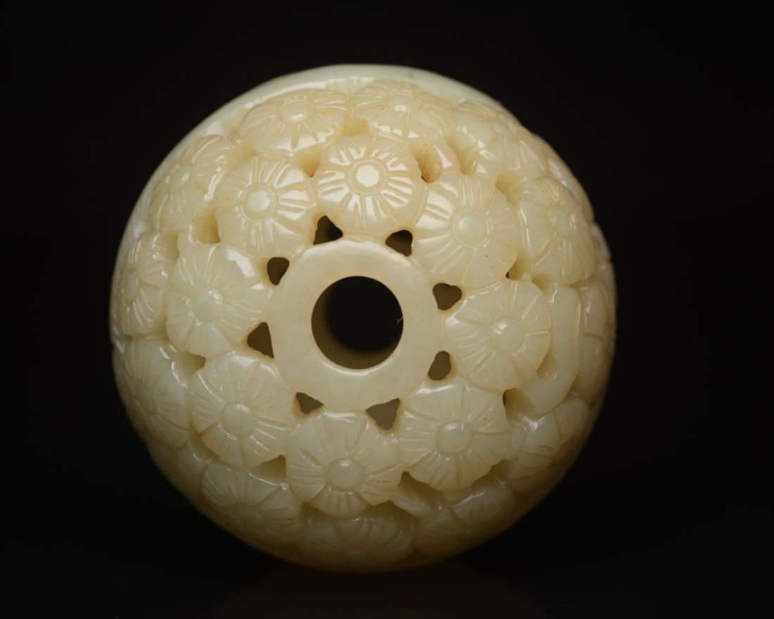 Hotan jade ball - 5