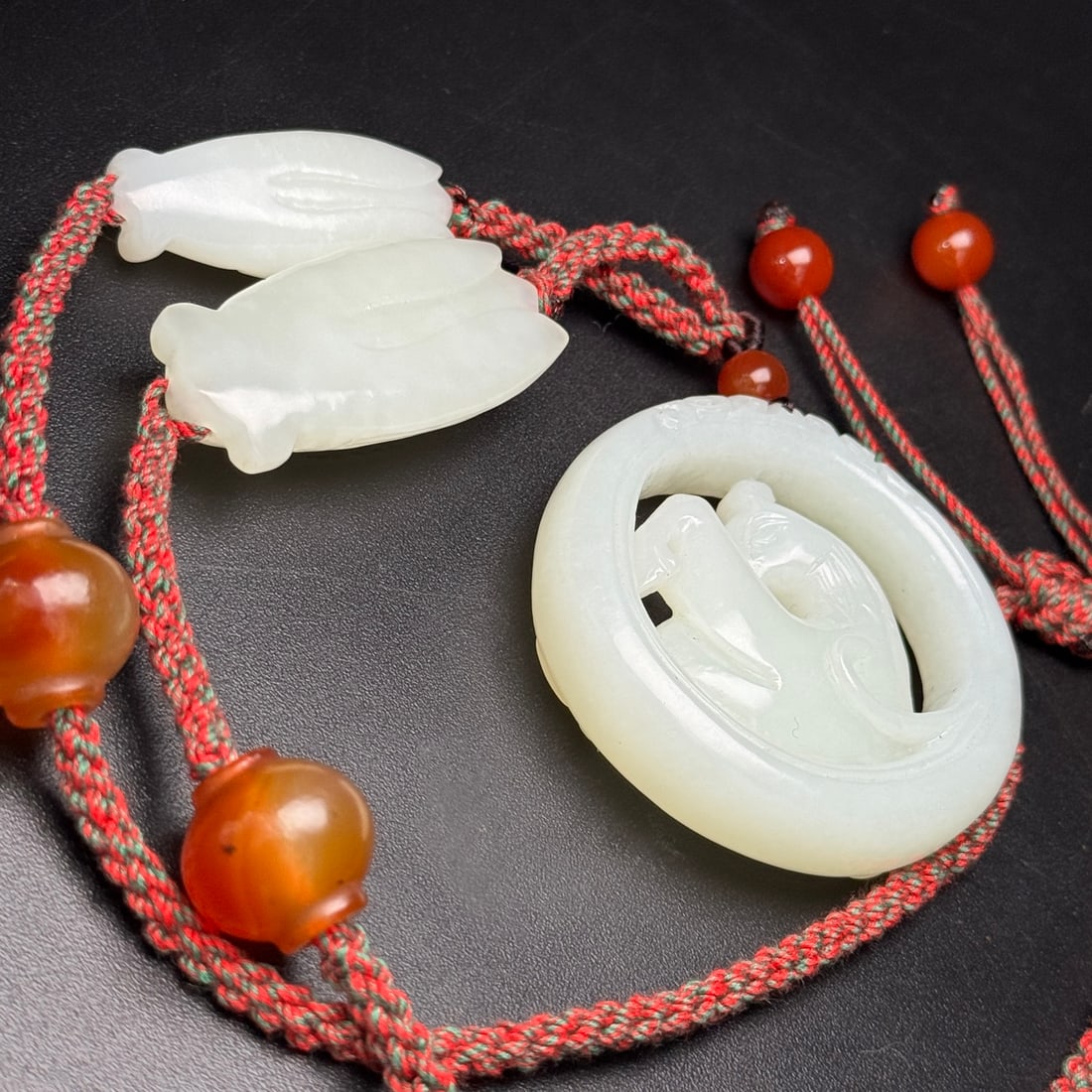 Fine Hetian jade accessories - 6