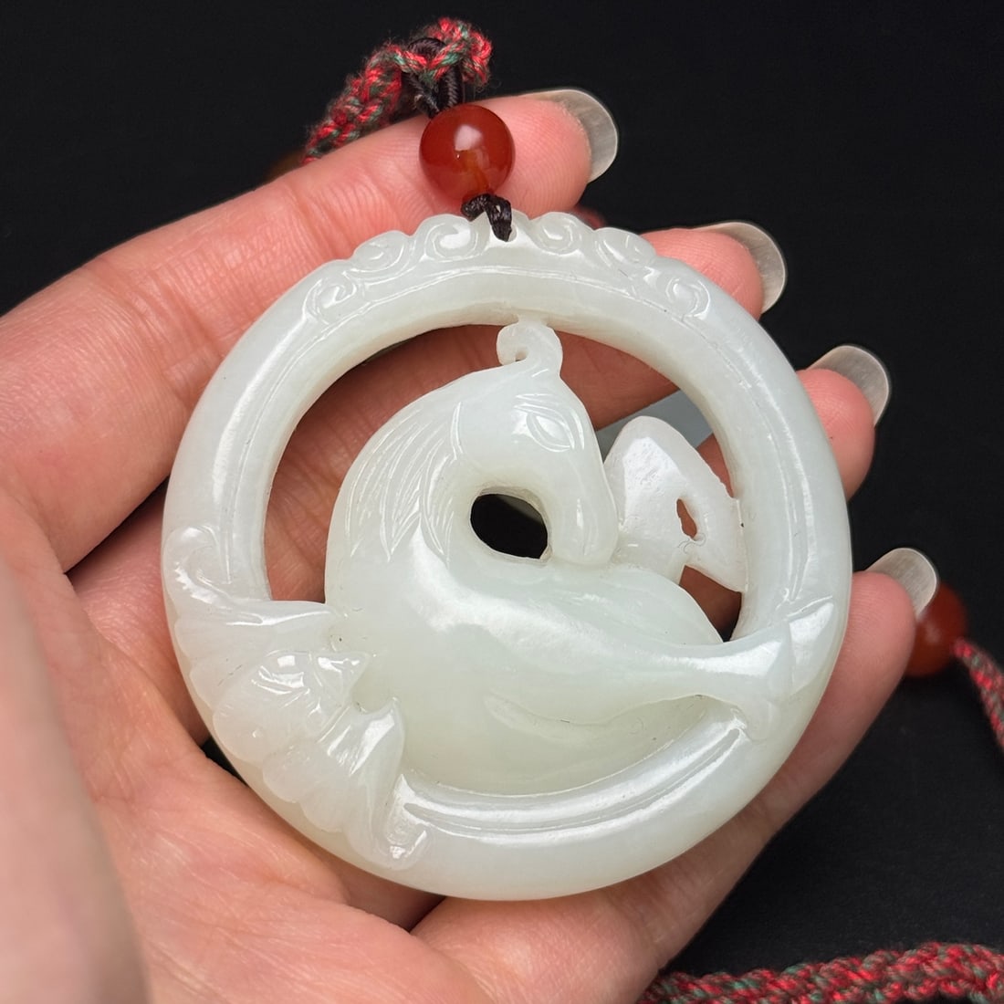Fine Hetian jade accessories - 8