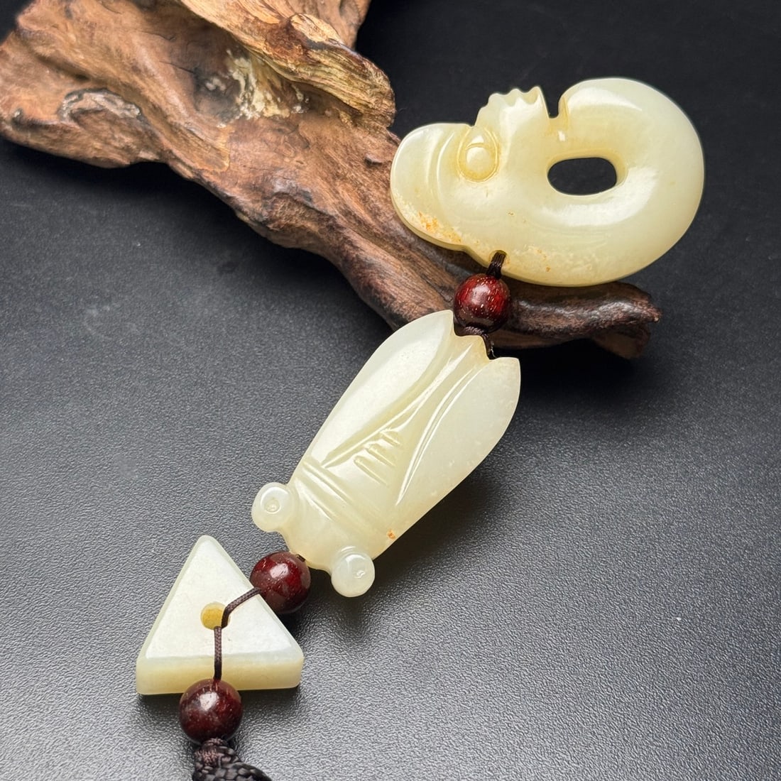 Hetian jade pendant - 2