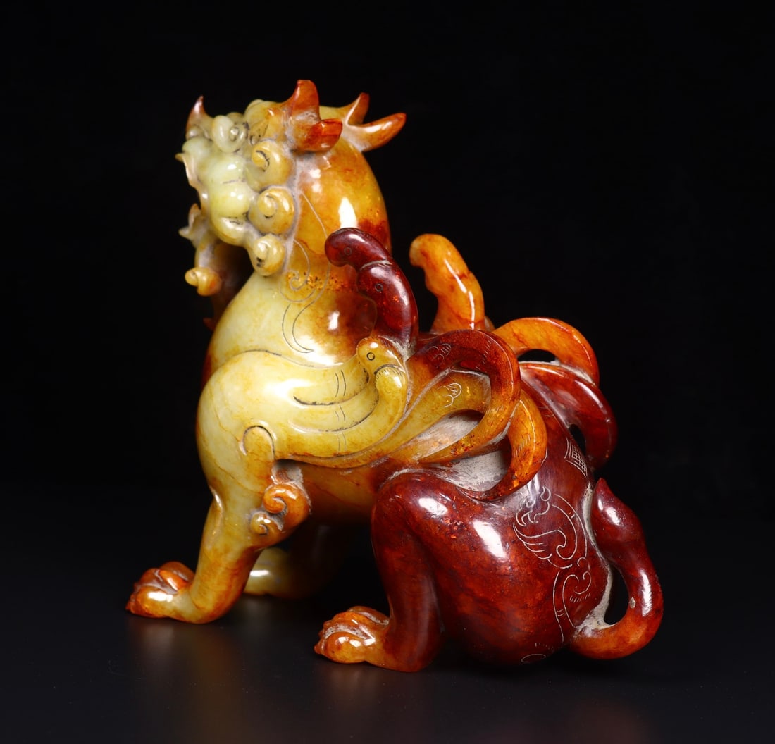 Exquisite Hetian Jade Beast - 2