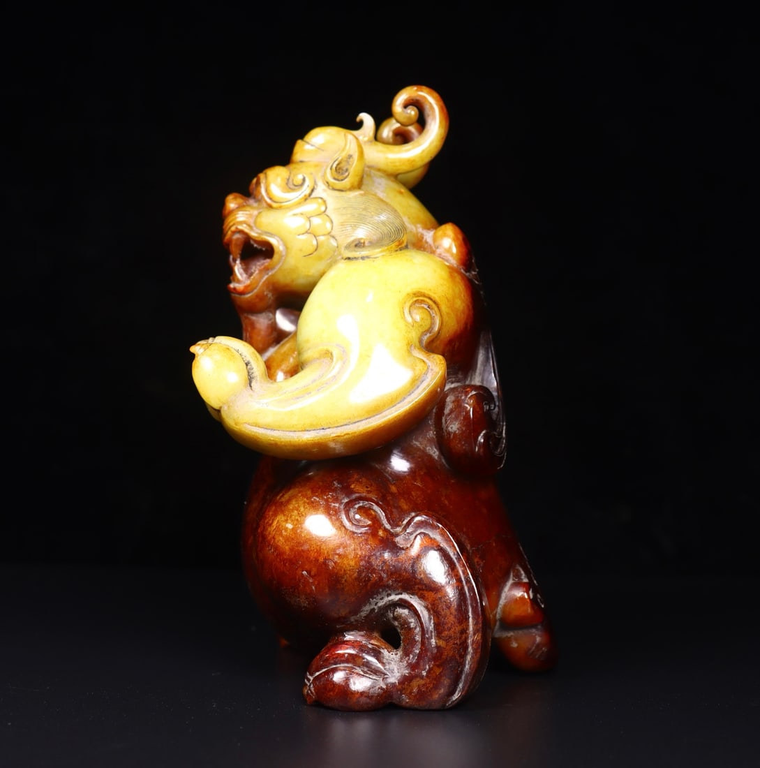 Exquisite Hetian Jade Bear - 4