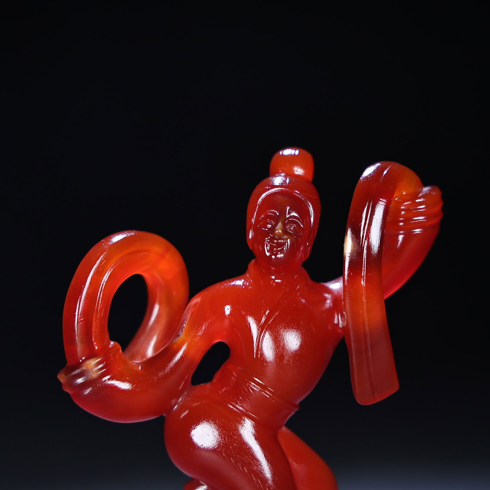 Exquisite antique, agate dancer - 2