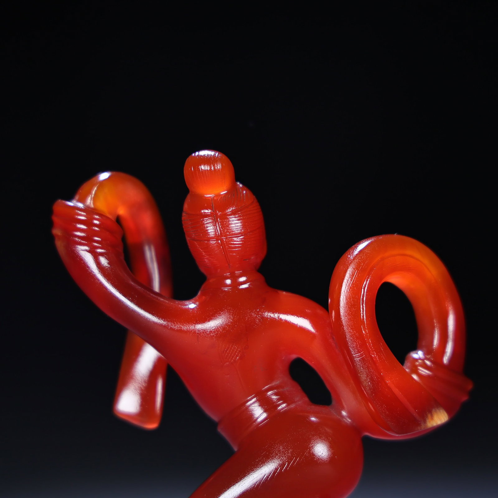 Exquisite antique, agate dancer - 7