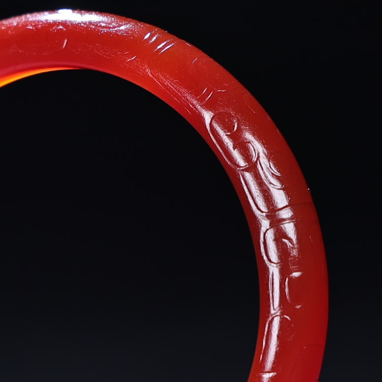 Exquisite antique agate bracelet - 4
