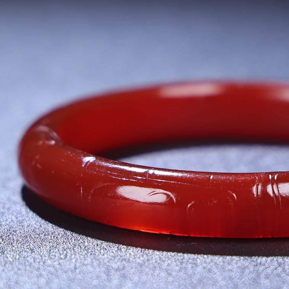 Exquisite antique agate bracelet - 9