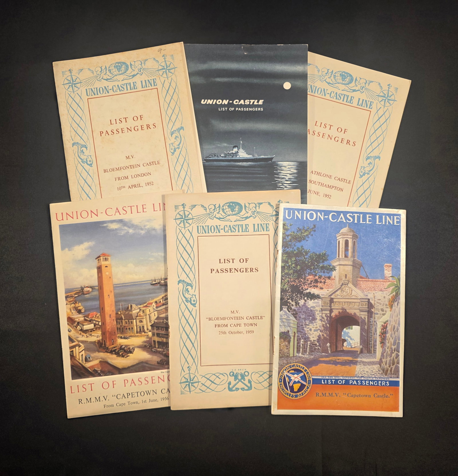 Union Castle Line Passenger Lists (1 of 5)