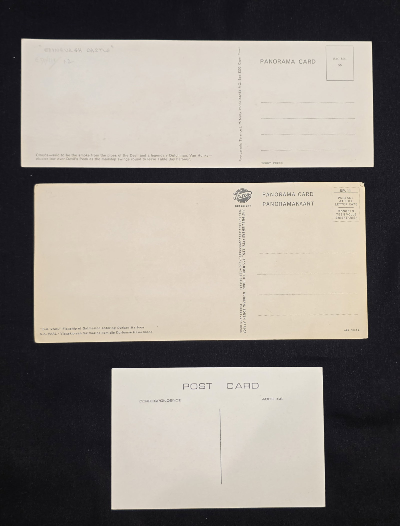 Union Castle Line Post Cards - 2