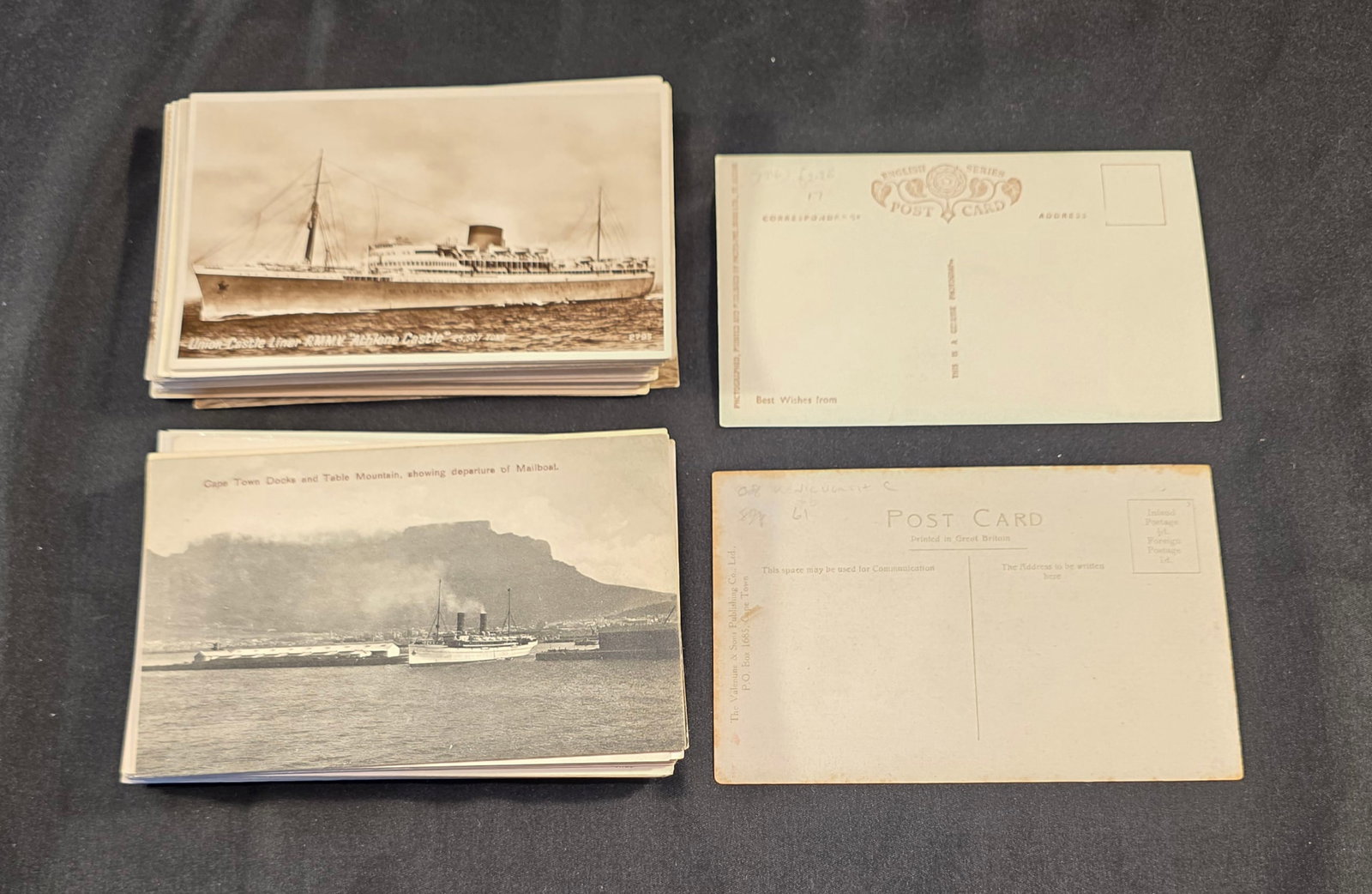 Union Castle Line Post Cards - 2