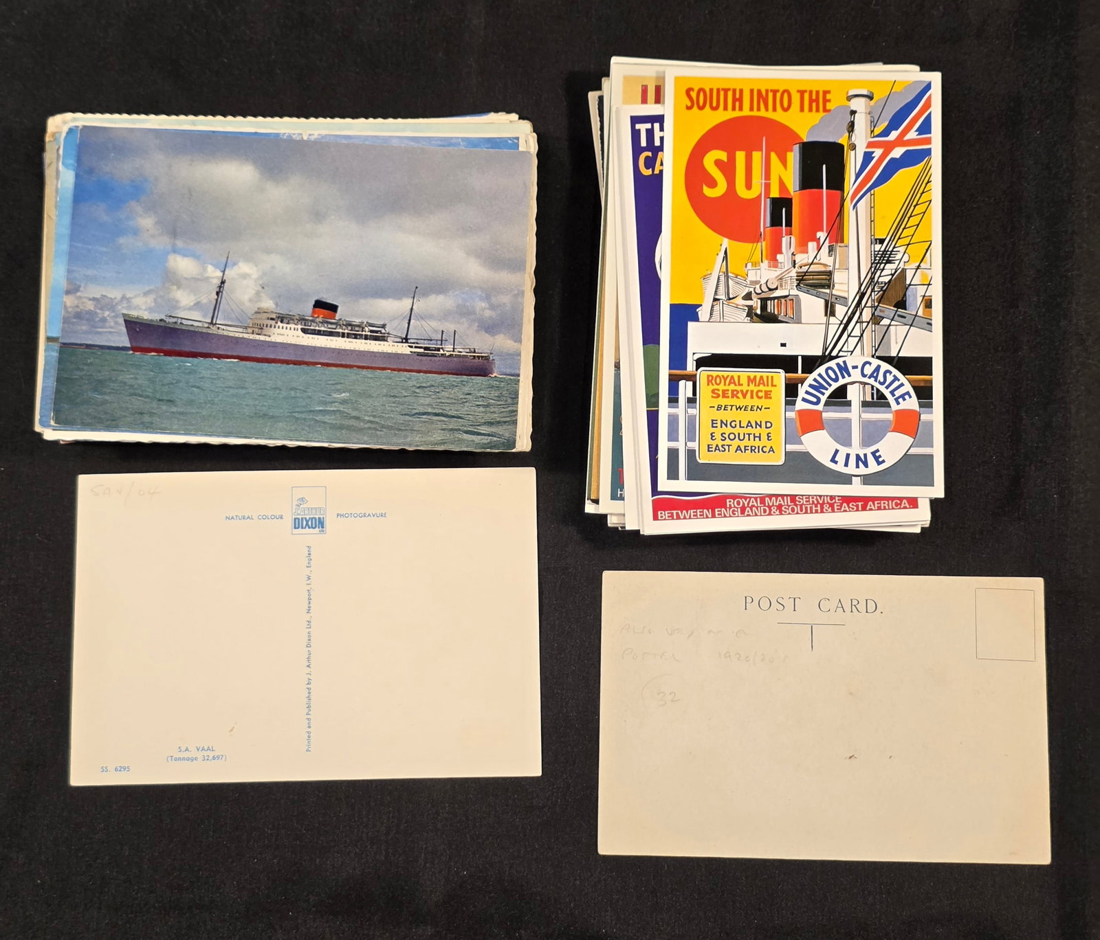 Union Castle Line Post Cards - 2