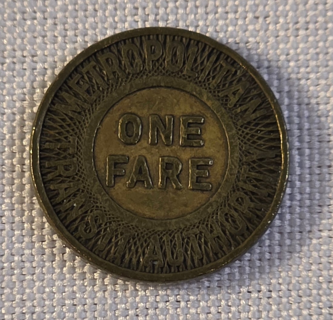 Boston MTA Transit Token - 2