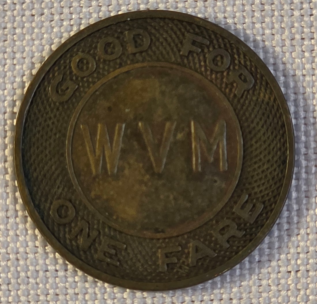 Arnold Lines Washington D.C. Transit Token - 2