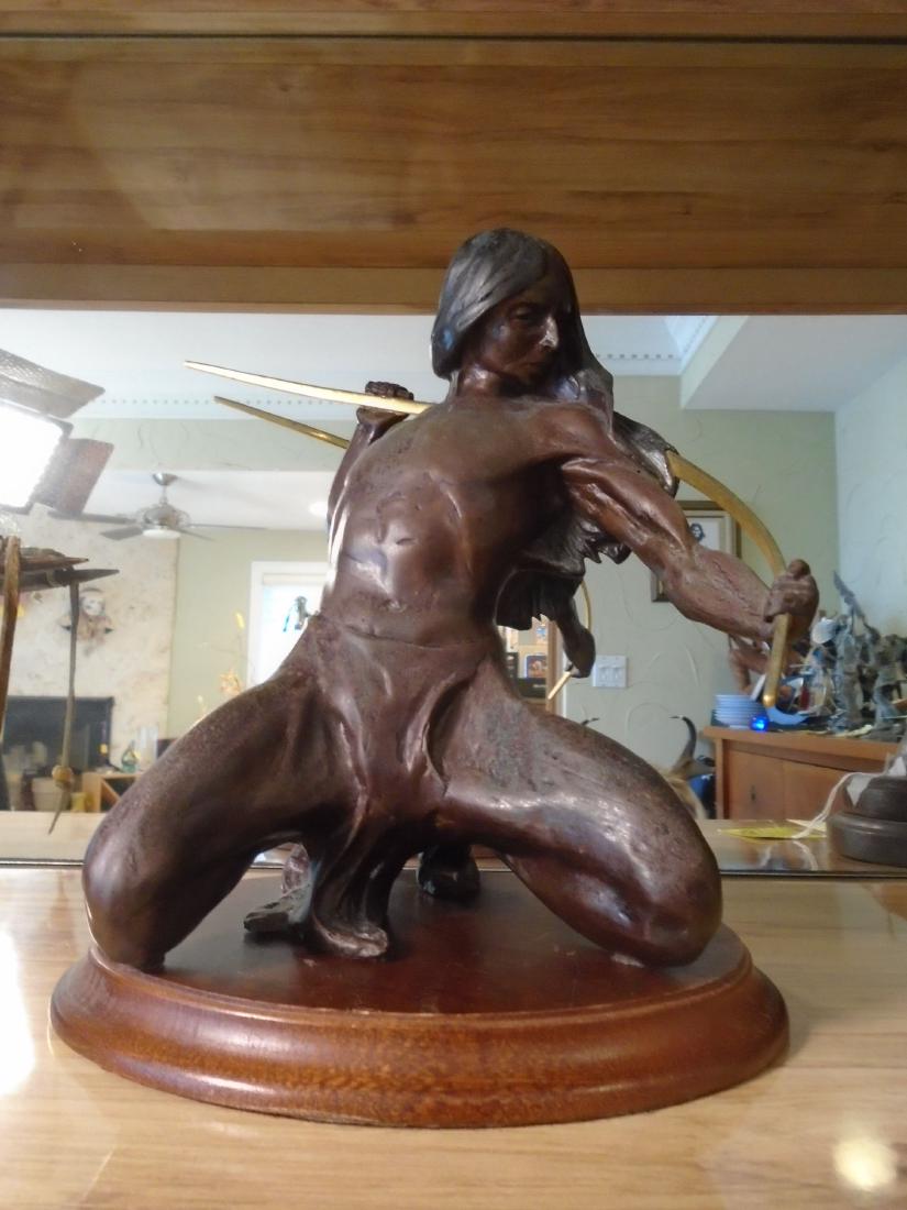 Prayer to the Healing Spirit  Indian kneeling, holding (1 of 4)