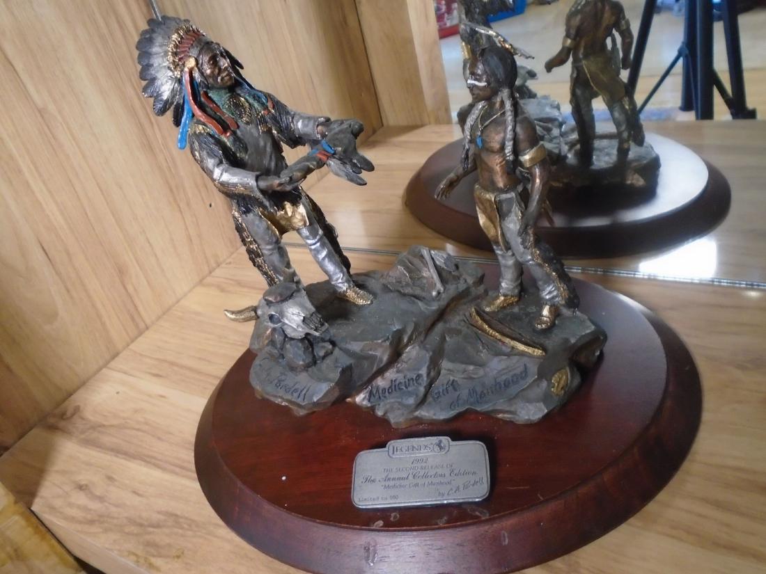 Medicine Gift Of Manhood  Chief handing a gift to an (1 of 8)