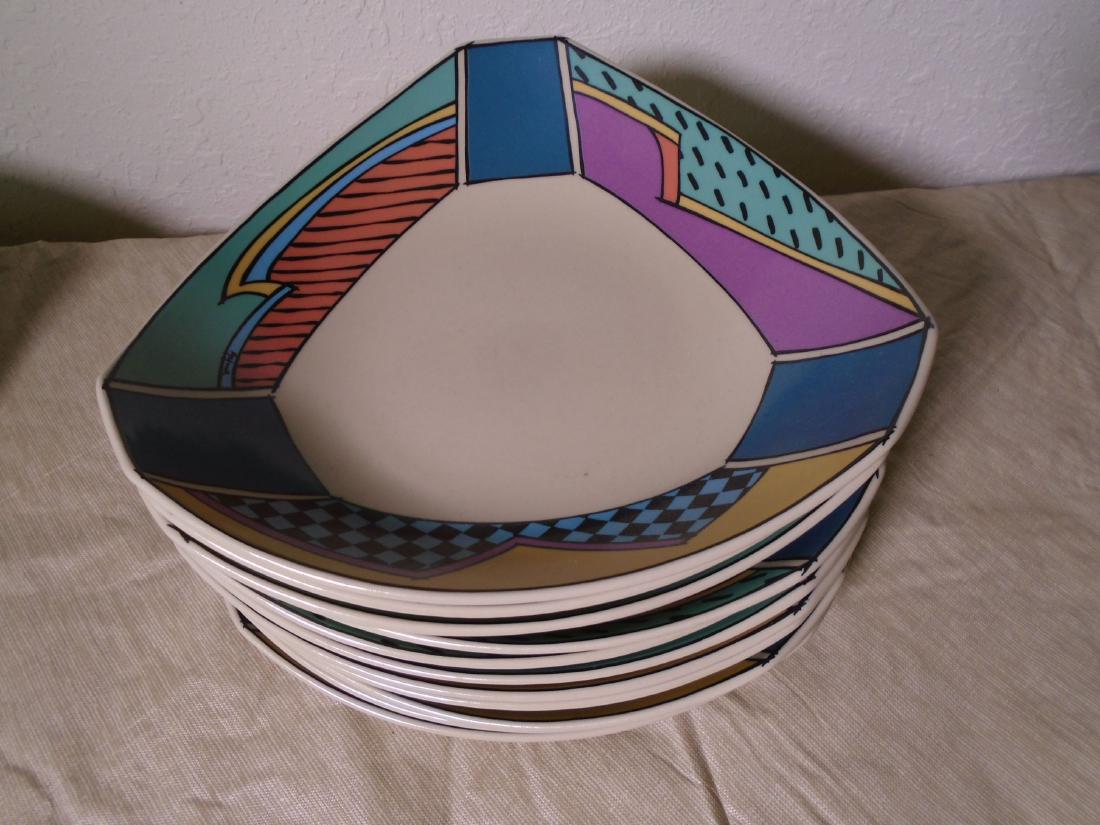 Set of 11" Flash" Ceramic bowls by Rosenthal. (1 of 4)