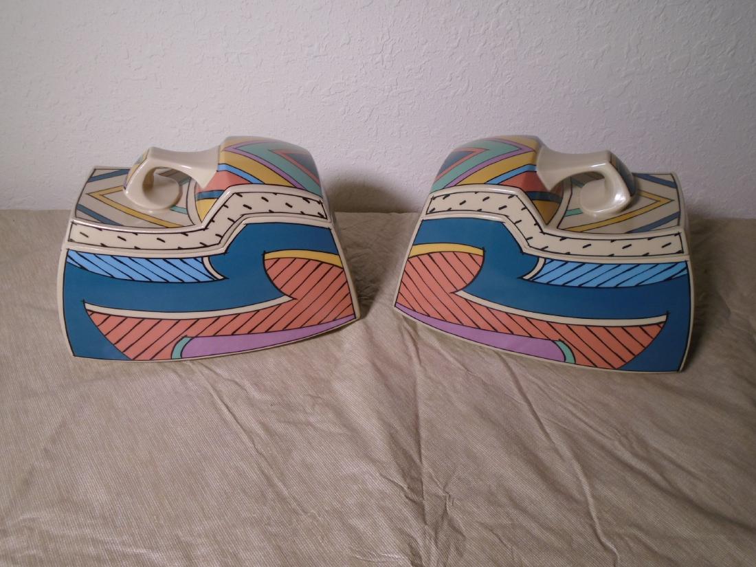 Pair of " Flash" Ceramic Jars by Rosenthal. (1 of 4)