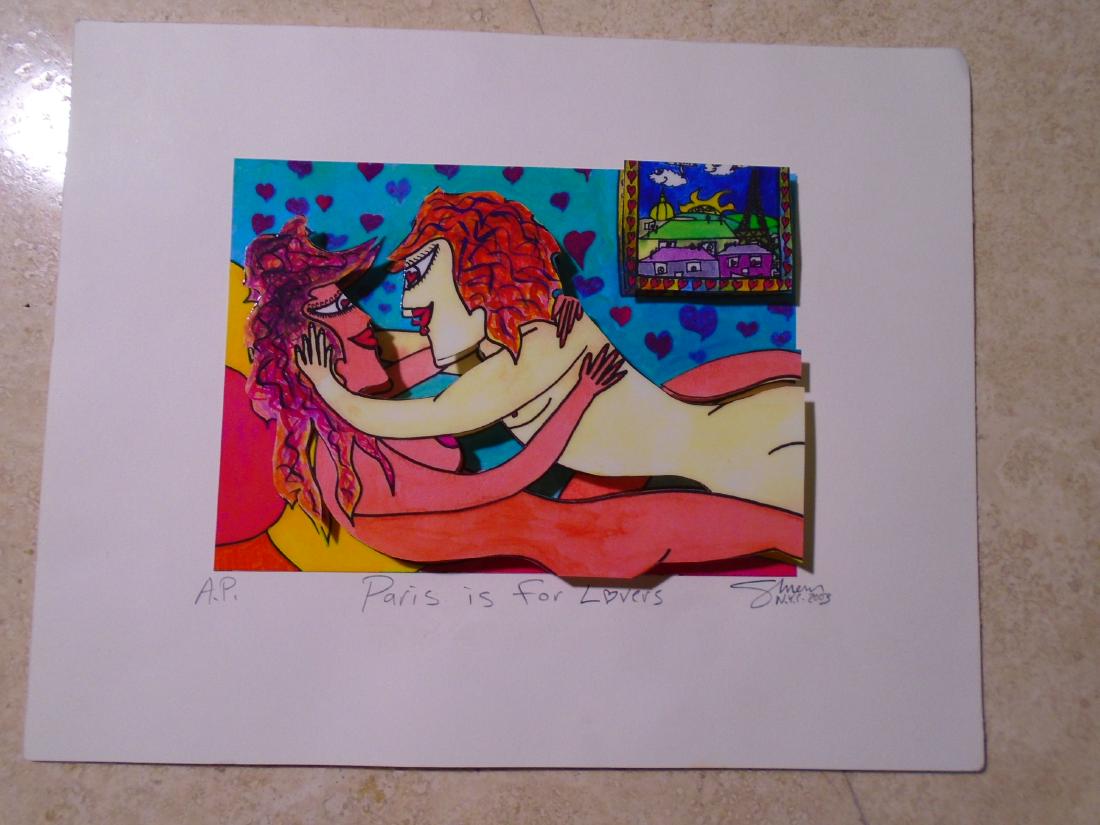 Paris Is For Lovers, 3D print by Shrem, NYC 2003. (1 of 5)