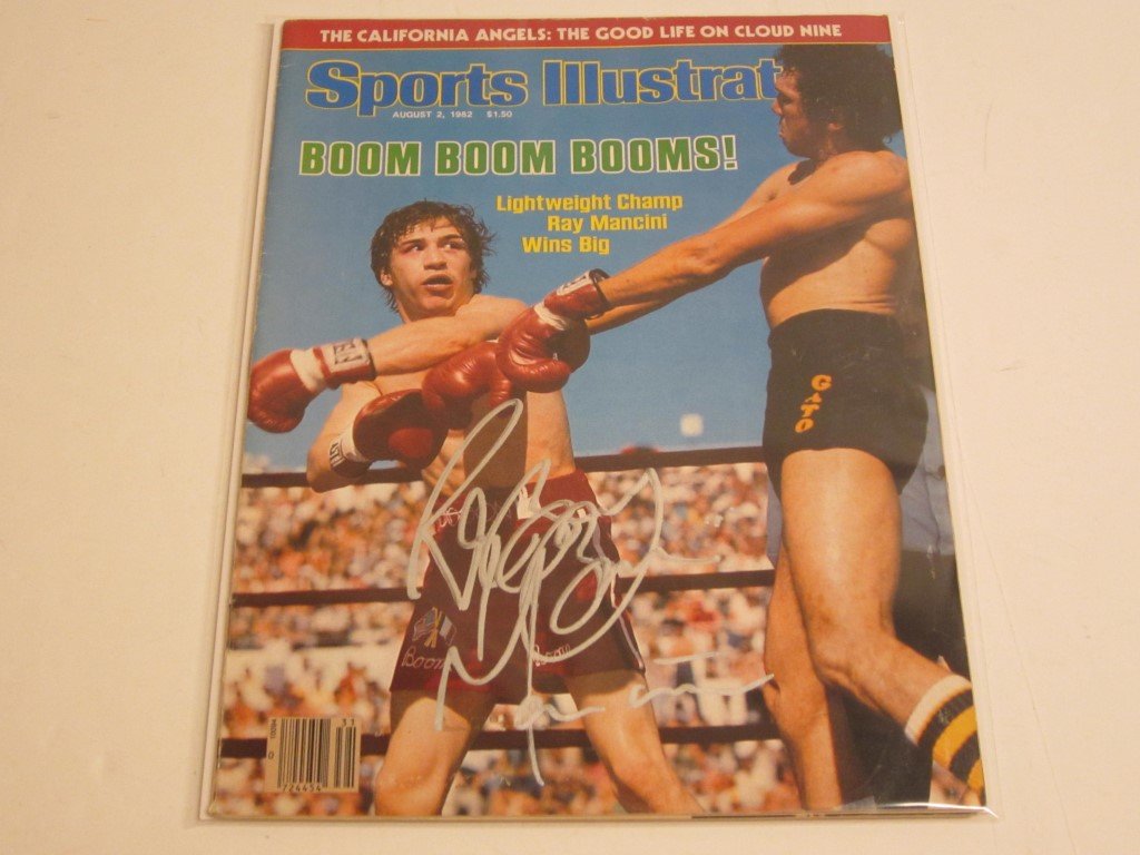 Ray Mancini Signed Magazine: Ray "Boom Boom" Mancini Boxing signed / autographed Sports Illustrated Magazine August 2, 1982 issue, this comes with a coa