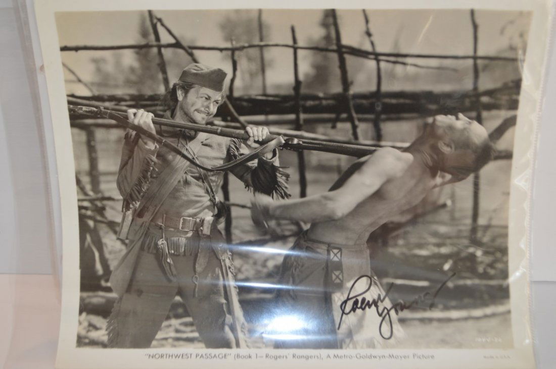 Robert Young Autographed Org. Promo Photo: Robert Young "Northwest Passage" Autographed Orginal Promo Photo
