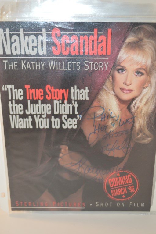 Kathy Willets "Naked Scandal" signed Promo Photo