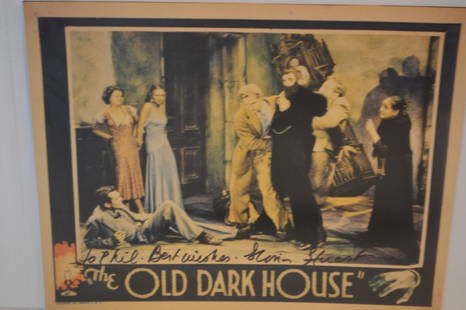 Gloria Stewart "The Old Dark House" Signed Lobby Card: Gloria Stewart "The Old Dark House" (1932) - Signed Lobby Card - Inscribed